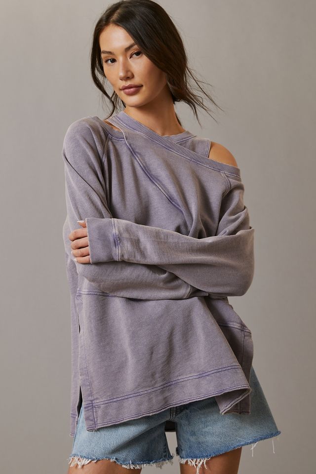 pilcro crossover sweatshirt