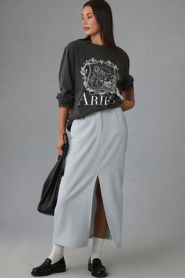 Girl Dangerous x Anthropologie Zodiac Collegiate Sweatshirt #3