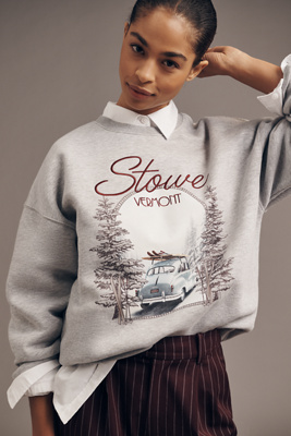 Girl Dangerous Stowe Sweatshirt In Gray