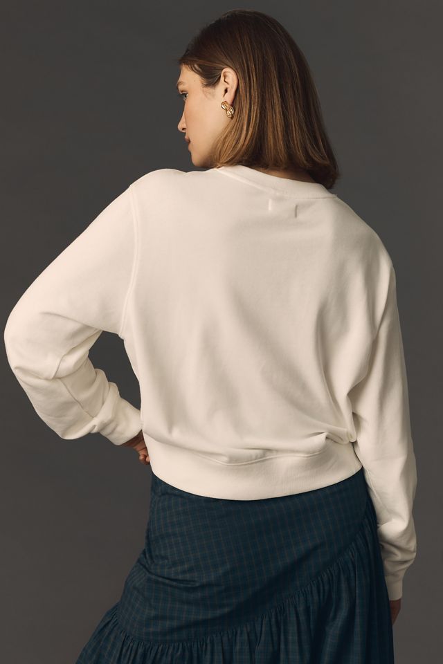 Maeve Crew Letter Sweatshirt #2