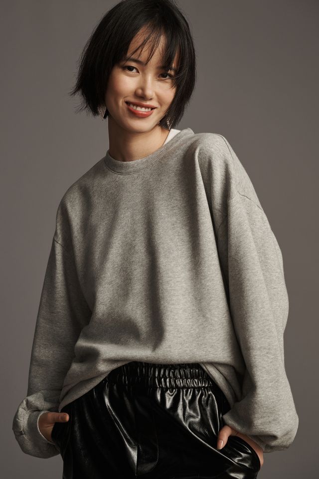 Pilcro Perfectly Oversized Pullover Sweatshirt | Anthropologie