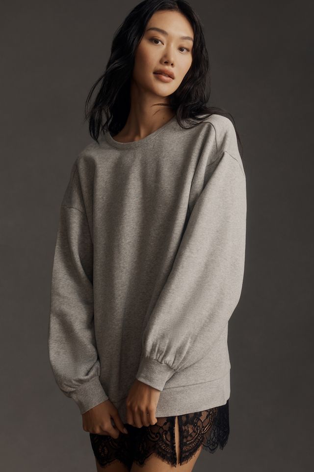 Pilcro Crew Lace Pullover Sweatshirt #2