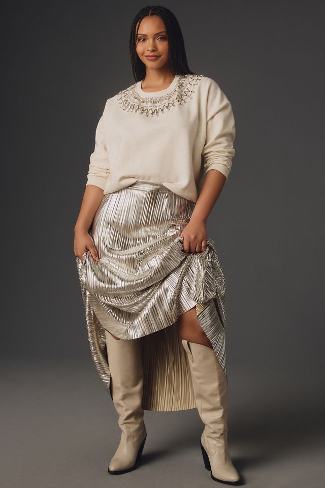 Maeve Embellished Collar Pullover #7