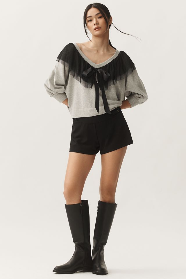 Maeve V-Neck Bow Sweater #1