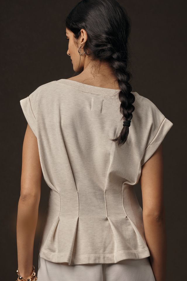 Maeve Seamed Muscle Top #2