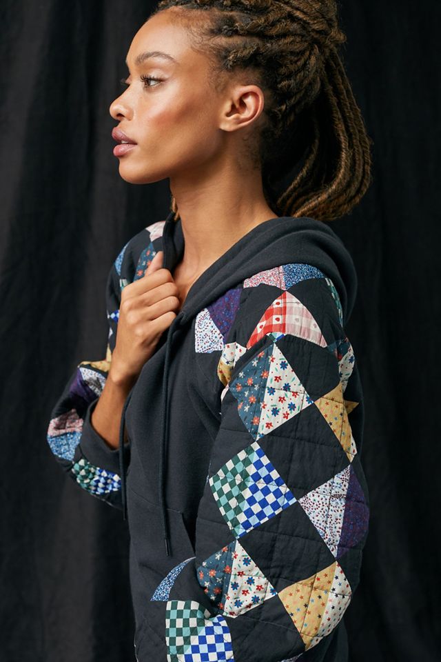 Othilia Quilted Patchwork Hoodie #1