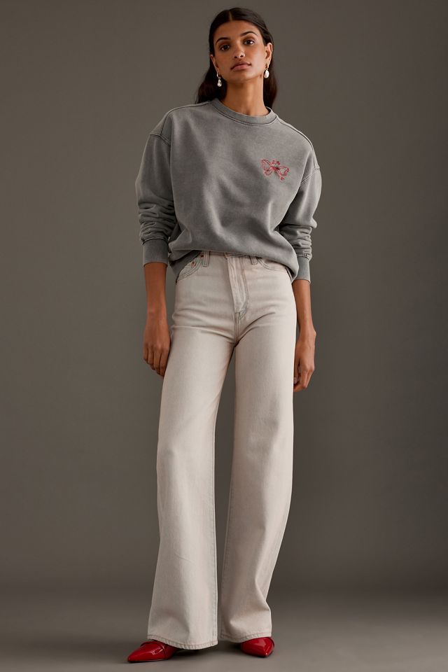 Damson Madder Schleife Logo Sweatshirt #1