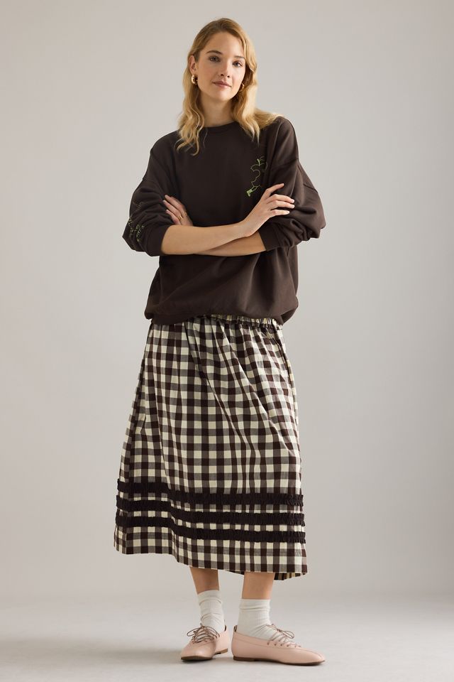 Sweat-shirt graphique pelure de pomme Damson Madder #4