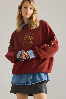 Damson Madder Sundried Washing Graphic Sweatshirt