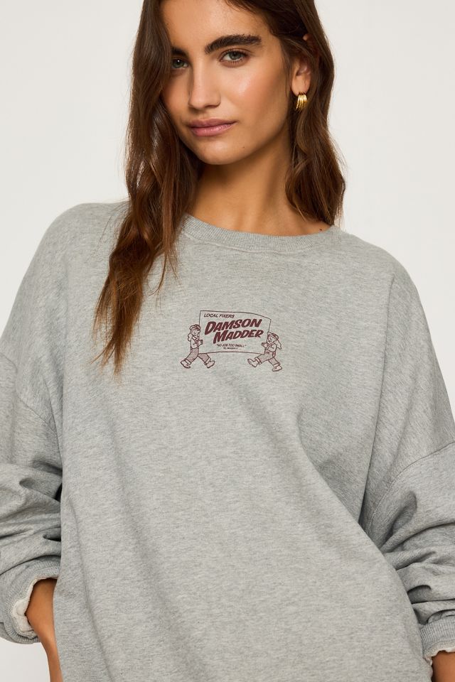 Damson Madder Local Fixers 100% Cotton Graphic Sweatshirt #3