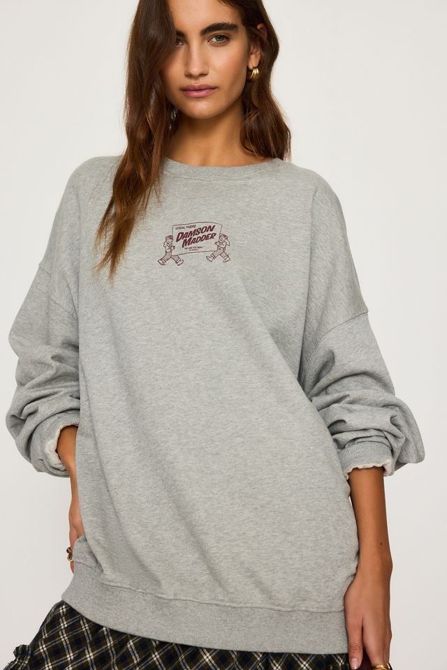 Damson Madder Local Fixers 100% Cotton Graphic Sweatshirt #5