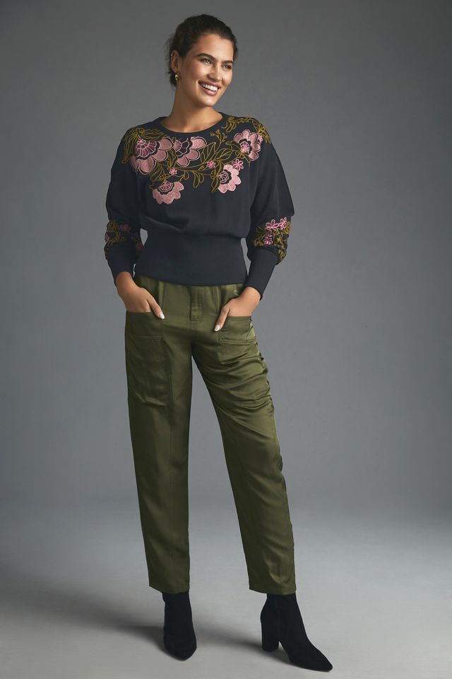 Pull brodé By Anthropologie #3