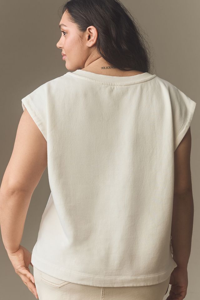 By Anthropologie Floral Appliqué Knit Top #6