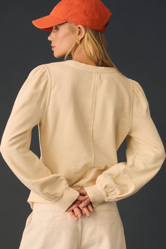 Pilcro Twist-Front Sweatshirt #1
