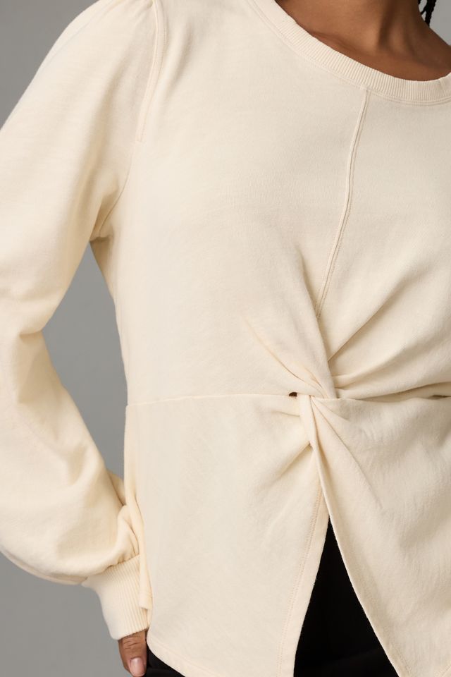 Pilcro Twist-Front Sweatshirt #7