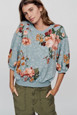 Pilcro Niki Bubble Sweatshirt