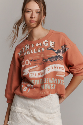 PILCRO THE NIKI BUBBLE SWEATSHIRT BY PILCRO 