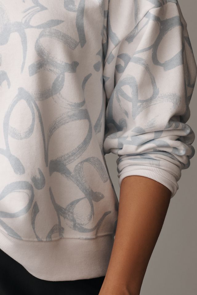 Maeve Sketchy Floral Sweatshirt #5