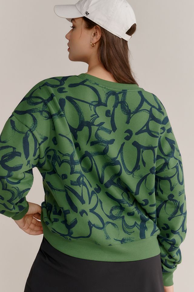 Maeve Sketchy Floral Sweatshirt #6