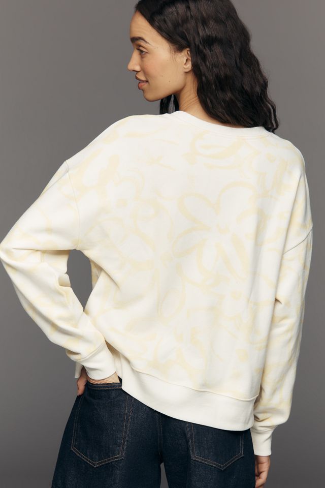 Maeve Sketchy Floral Sweatshirt #2