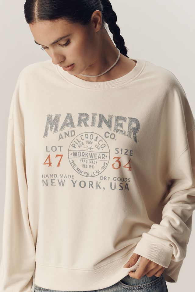 Pilcro Oversized Graphic Sweatshirt #1