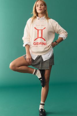 Shop By Anthropologie The Zodiac Sweatshirt By Catherine O'sullivan