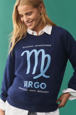 Shop By Anthropologie The Zodiac Sweatshirt By Catherine O'sullivan