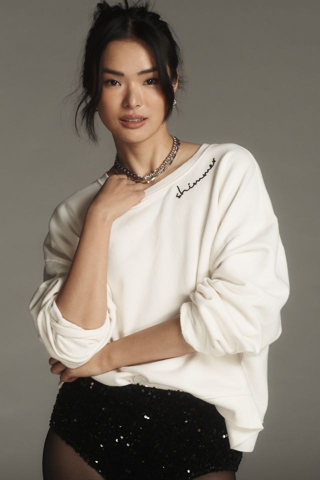 Pilcro Embroidered Sweatshirt #4