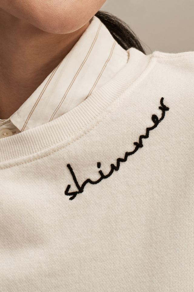 Pilcro Embroidered Sweatshirt #1