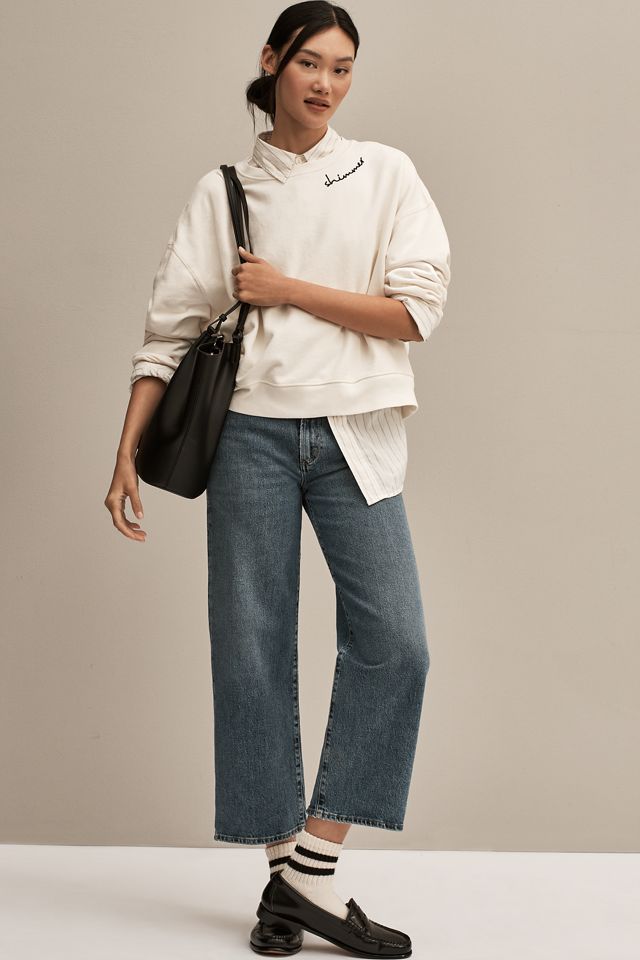Pilcro Embroidered Sweatshirt #3