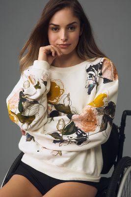 PILCRO THE NIKI BUBBLE SWEATSHIRT BY PILCRO: LEIGH VINER EDITION 