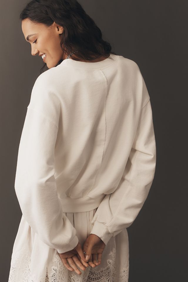 The Niki Bubble Sweatshirt by Pilcro: Leigh Viner Edition