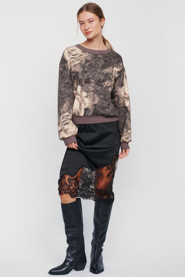 Pilcro Niki Long Sleeve Bubble Sweatshirt #2
