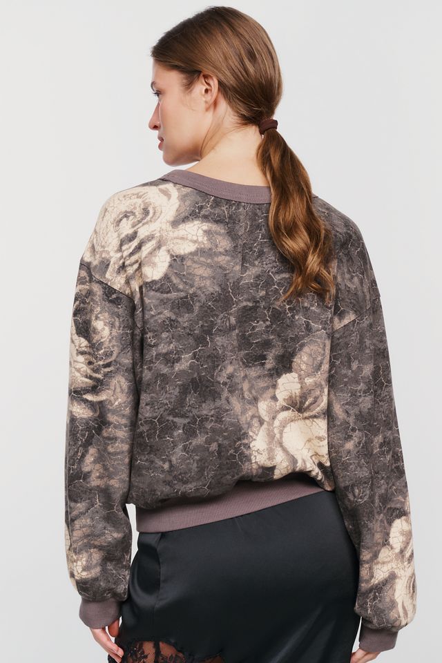Pilcro Niki Long Sleeve Bubble Sweatshirt #3