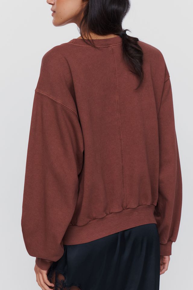 Pilcro Niki Long Sleeve Bubble Sweatshirt #1