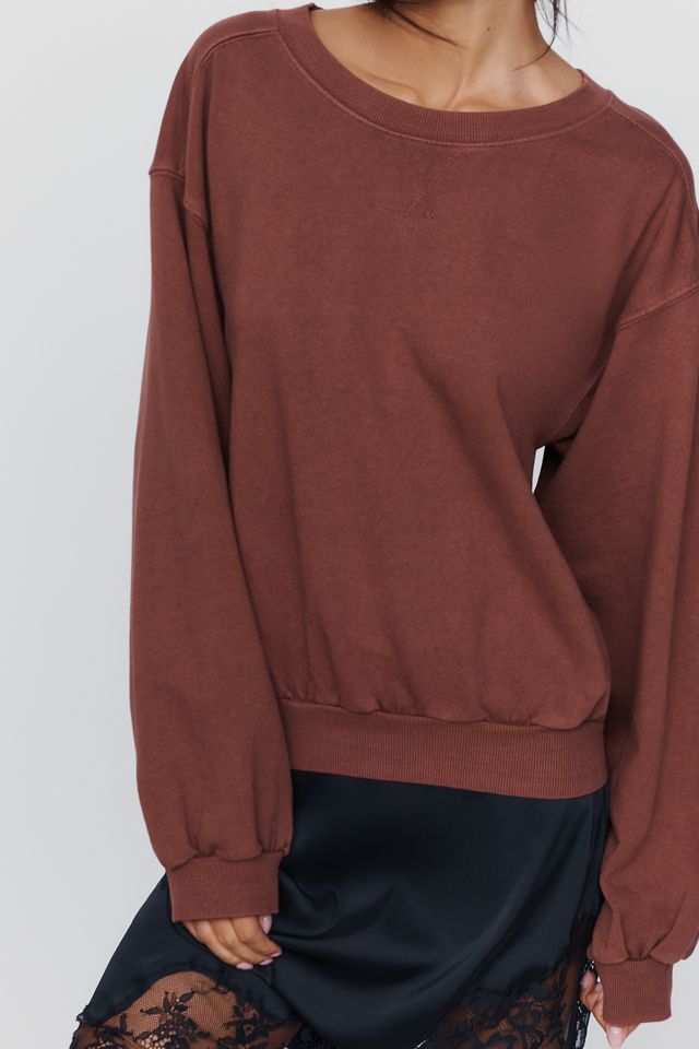Pilcro Niki Long Sleeve Bubble Sweatshirt #2
