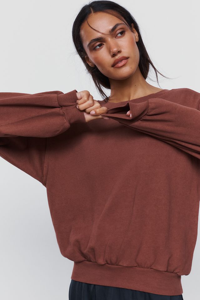 Pilcro Niki Long Sleeve Bubble Sweatshirt #3