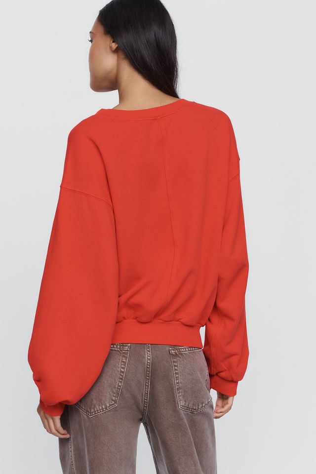 Pilcro Niki Long Sleeve Bubble Sweatshirt #1