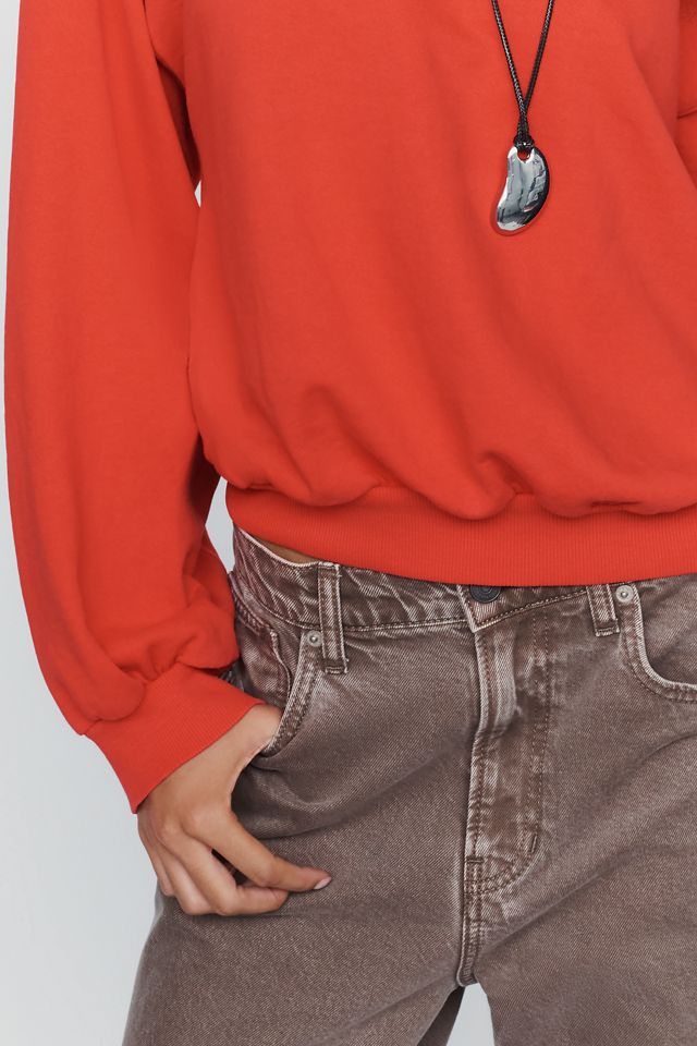 Pilcro Niki Long Sleeve Bubble Sweatshirt #4