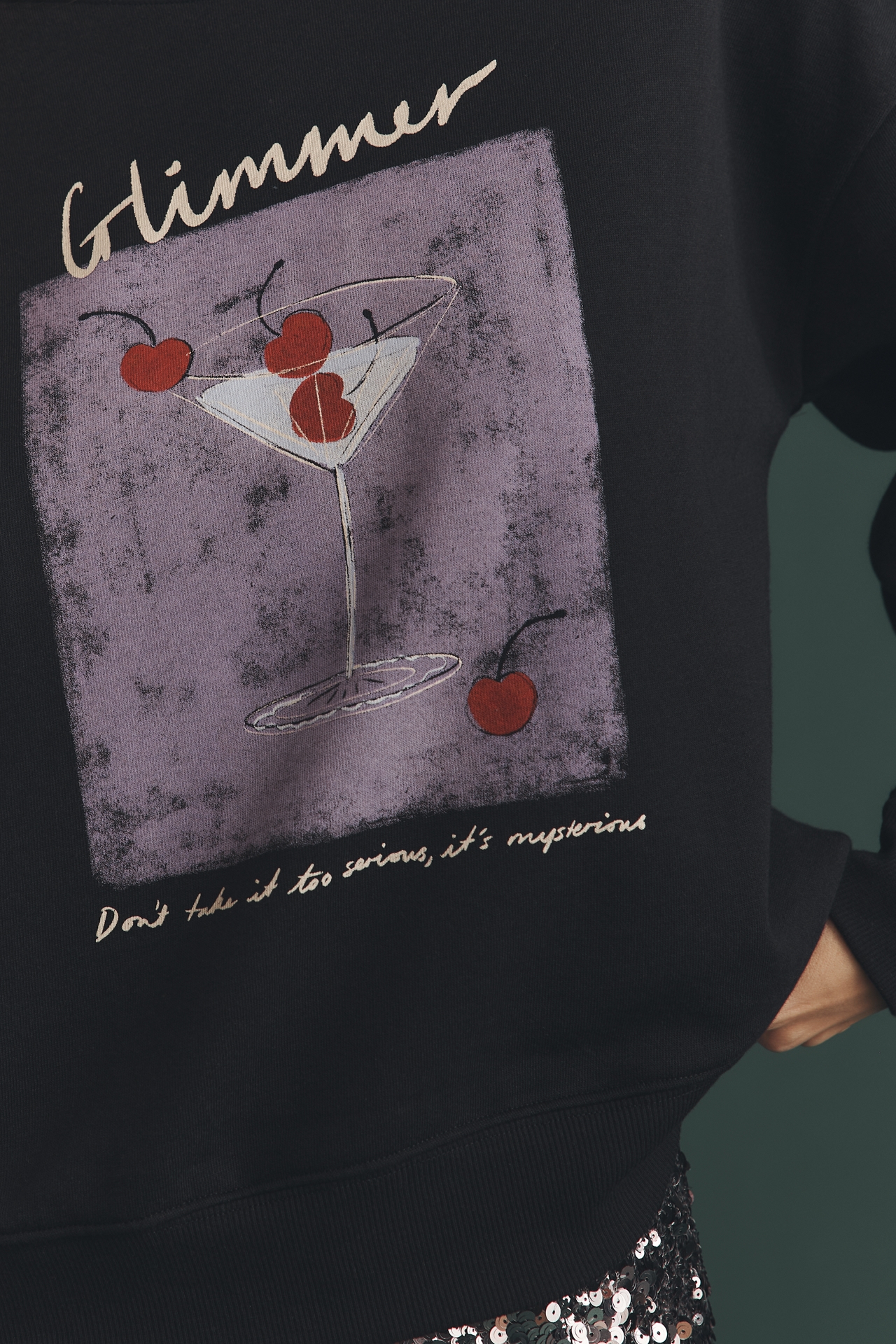 Maeve x Natalia Bagniewska Cocktail Sweatshirt