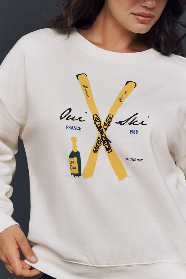 Maeve x Jordan Nickson Ski Club Graphic Sweatshirt #5