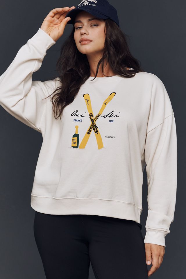 Maeve x Jordan Nickson Ski Club Graphic Sweatshirt #7