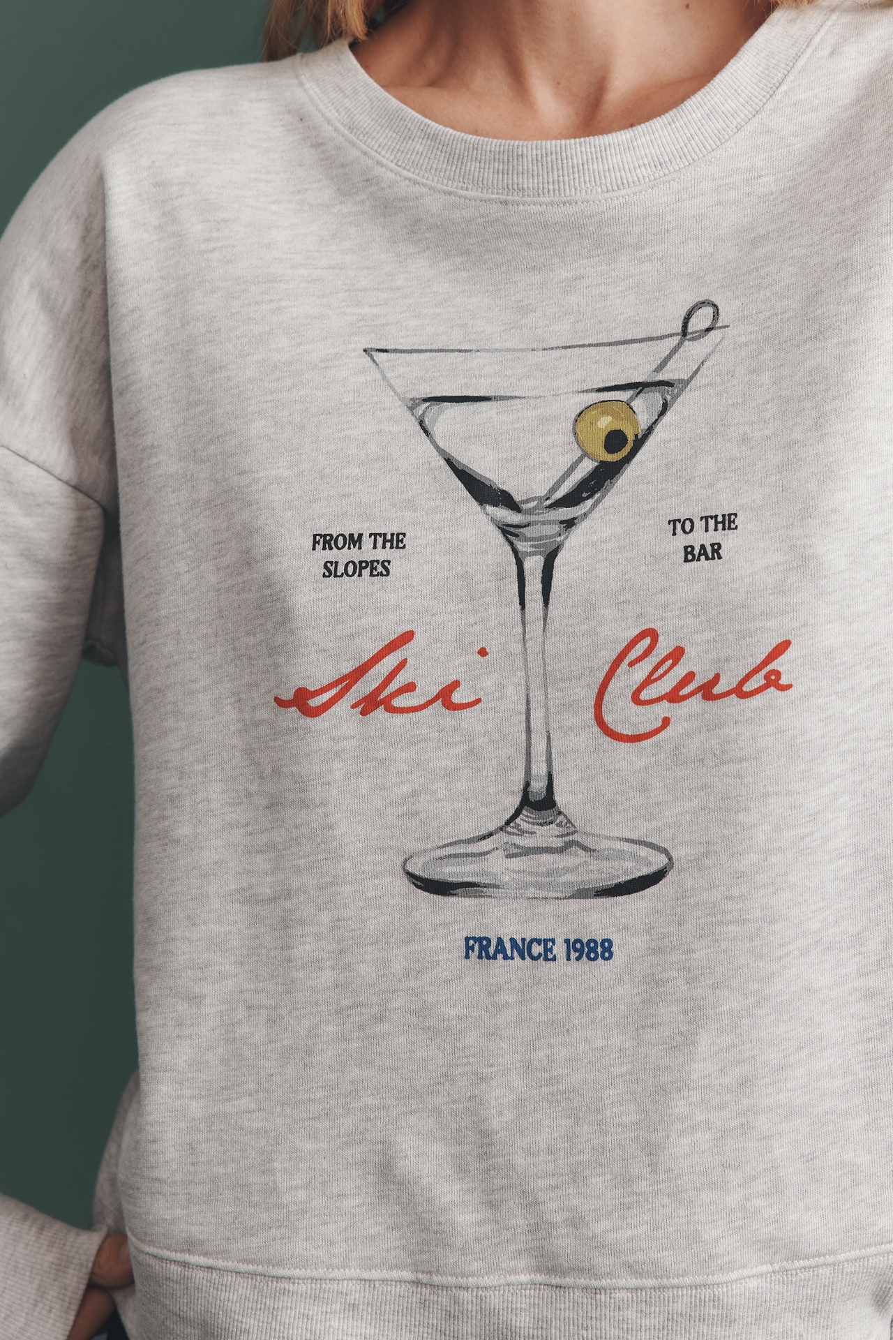 Maeve x Jordan Nickson Ski Club Graphic Sweatshirt