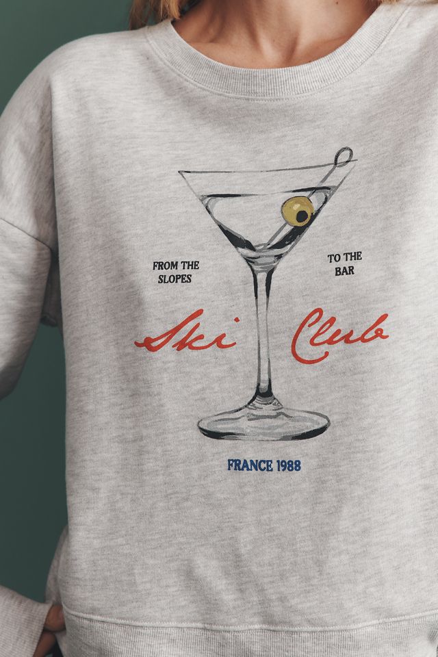 Maeve x Jordan Nickson Ski Club Graphic Sweatshirt #3