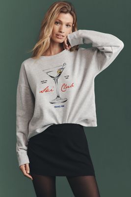 Maeve x Jordan Nickson Ski Club Graphic Sweatshirt