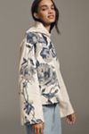 By Anthropologie Floral Hooded Sweatshirt