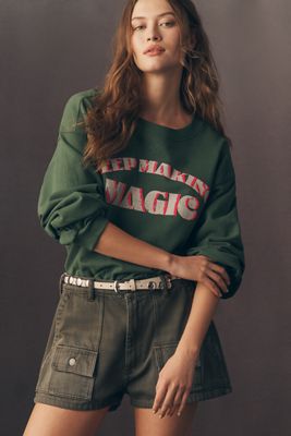 The Niki Bubble Sweatshirt by Pilcro