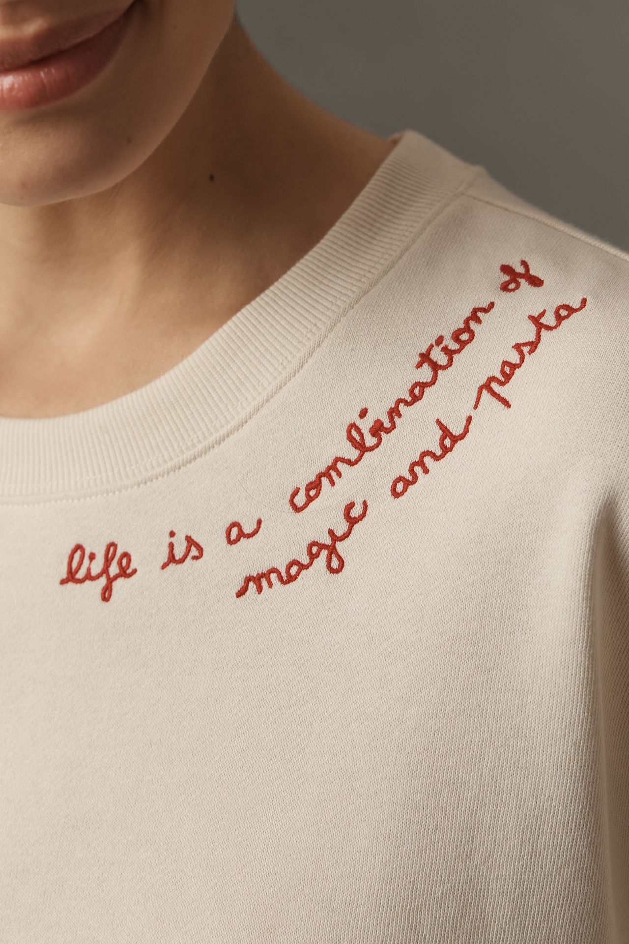 Maeve x Laetitia Rouget Embroidered Sweatshirt