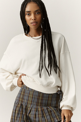 Maeve Puff-Sleeve Sweatshirt
