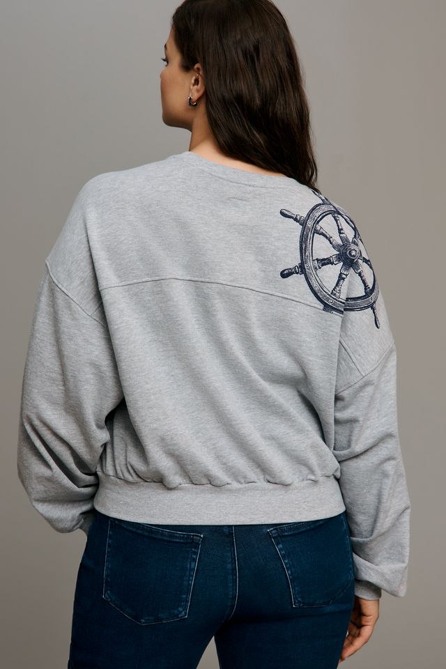 Maeve Puff-Sleeve Sweatshirt #6